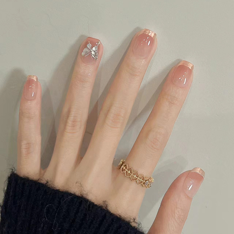 24 pièces d'ongles artificiels - Pressed Flower Art avis et prix
