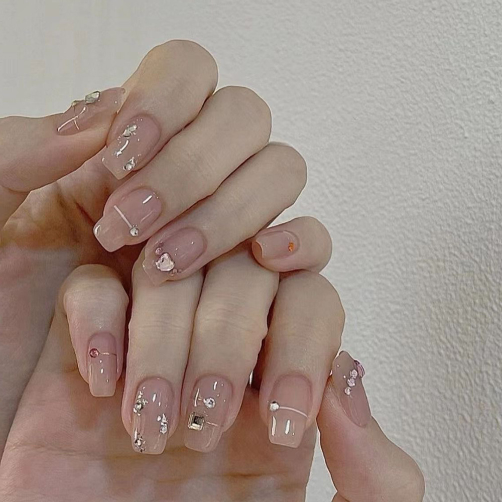 24 pièces d'ongles artificiels - Pressed Flower Art avis et prix