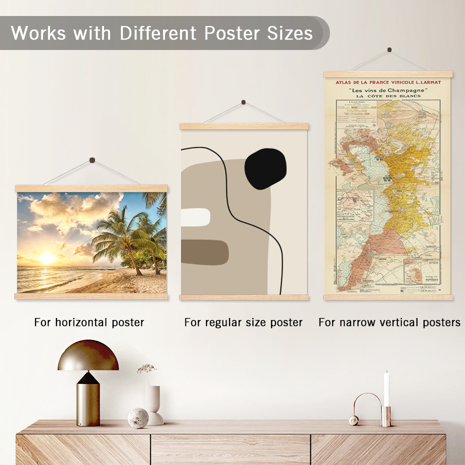Cadre de cintre d'affiche en b - Engraved Wood Frame avis et prix